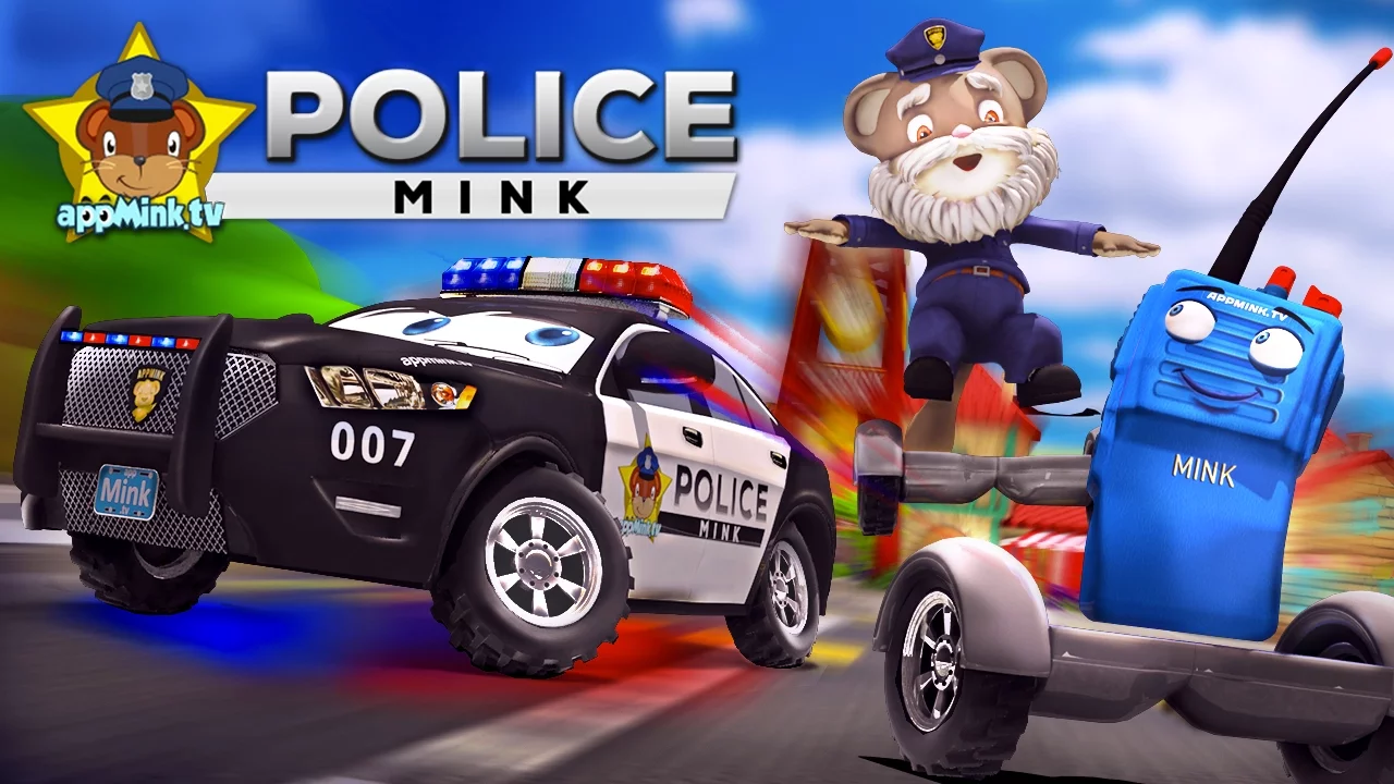 appMink Making a Police Car  Police Chief   Walkie Talkie Ride Hoverboard and Build a Police Car