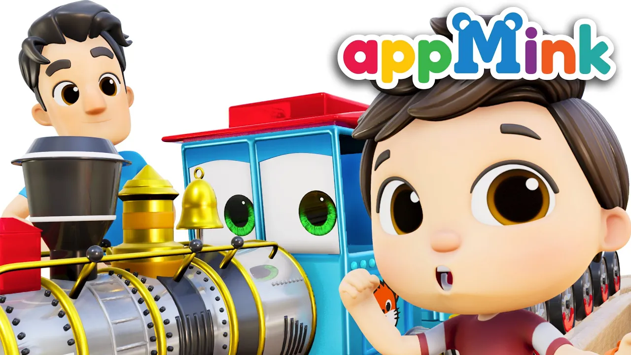 Choo Choo Train Song  Kids Learn Number Counting  appMink Nursery song kids Rhymes